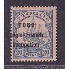 ALEMANIA COLONIAS TOGO 1914 Yv 35 TIPO I ESTAMPILLA NUEVA CON GOMA DE GRAN CALIDAD CON SELLO DE GARANTIA AL DORSO RARA 75 EUROS